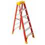 Vestil FBSL-6 6 Step Fiberglass Step Ladder