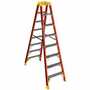 Vestil 8 Step Twin Front FG Ladder
