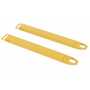 Vestil Steel Fork Extensions 4 In. x 48 In. 4000 Lb. Cap, Yellow