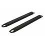 Vestil Steel Fork Extensions 4 In. x 54 In. 4000 Lb. Cap, Black