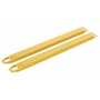 Vestil Steel Fork Extensions 4 In. x 60 In. 4000 Lb. Cap, Yellow