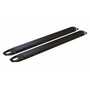 Vestil Steel Fork Extensions 4 In. x 63 In. 4000 Lb. Cap, Black