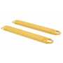 Vestil Steel Fork Extensions 6 In. x 48 In. 4,000 Lb. Cap, Yellow
