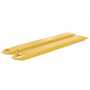 Vestil Steel Fork Extensions 6 In. x 54 In. 4,000 Lb. Cap, Yellow