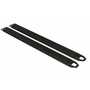 Vestil Steel Fork Extensions 6 In. x 84 In. 4,000 Lb. Cap, Black