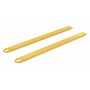 Vestil Steel Fork Extensions 6 In. x 90 In. 4,000 Lb. Cap, Yellow