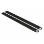 Vestil Steel Fork Extensions 6 In. x 96 In. 4,000 Lb. Cap, Black