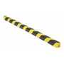 Vestil Polyurethane Foam Edge Guard 5/16 In. Slot Width Black / Yellow