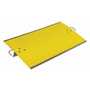 Vestil Fiberglass Dock Plate 48 In. x 24 In. 1000 Lb. Cap, Yellow