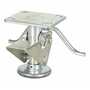 Vestil Steel Floor Lock 5 In. to 5.875 in, Silver