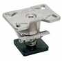 Vestil Stainless Steel Adjustable Floor Lock 6-1/4 to 8 in, Silver