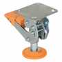Vestil Steel Floor Lock 6-9/16 to 7-5/8 in, Silver