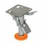 Vestil Steel Floor Lock 4-3/8 to 5-1/4 in, Silver