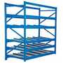Vestil Steel Carton Flow Rack 4 Ft. 5 Level 1,000 Lb. Cap, Blue