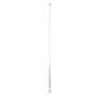 Vestil Stainless Steel Flagpole 25 Ft, Silver