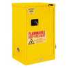 Vestil Flammable Self Clogging Storage Cabinet 16 Gallon Capacity Yellow