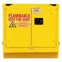 Vestil Flammable Self Closing Cabinet, 22 Gallon Capacity Yellow