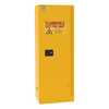 Vestil Flammable Self Closing Storage Cabinet 24 Gallon Capacity Yellow