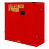 Vestil Flammable Self Closing Storage Cabinet 30 Gallon Capacity Red