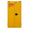 Vestil Flammable Self Closing Drum Storage Cabinet 55 Gallon Capacity Yellow