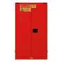 Vestil Flammable Self Closing Storage Cabinet 60 Gallon Capacity Red