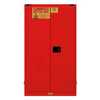 Vestil Flammable Self Closing Storage Cabinet 60 Gallon Capacity Red