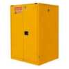 Vestil Flammable Self Closing Storage Cabinet 60 Gallon Capacity Yellow
