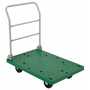 Vestil Plastic Platform Truck 24 In. x 37 In. 500 Lb. Cap, Green