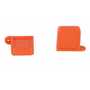 Vestil FPU-TK-45-M-OR Magn. Thick Fork Tip Protector OR