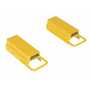 Vestil Steel Fork Rear Spacer 4-1/2 In. Width Yellow