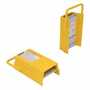 Vestil Steel Fork Rear Spacer 6-1/2 In. Width Yellow