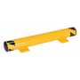 Vestil Steel Floor Stop Bollard 36 In, Yellow