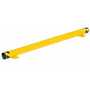 Vestil Steel Floor Stop Bollard 62 In, Yellow