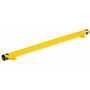 Vestil Steel Floor Stop Bollard 72 In, Yellow