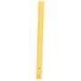Vestil Tubular Post Sign Base 24 in, Yellow