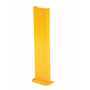 Vestil Steel Structural Rack Guard 36-1/4 In. x 6 In. x 37 In. Yellow