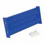 Vestil Steel 2 Ribbed Bolt On Style Guard Rail 24 In, Blue
