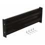 Vestil 29.875 In Bolt On Guard Rail Black