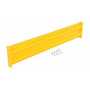 Vestil Steel 2 Ribbed Bolt On Style Guard Rail 53.875 in, Yellow