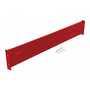 Vestil Steel 2 Ribbed Bolt On Style Guard Rail 65.875 In, Red