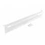 Vestil Steel 2 Ribbed Bolt On Style Guard Rail 65.875 in, White