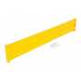 Vestil Steel 2 Ribbed Bolt On Style Guard Rail 65.875 in, Yellow