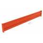 Vestil Steel 2 Ribbed Bolt On Style Guard Rail 77.875 in, Orange
