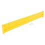 Vestil Steel 2 Ribbed Bolt On Style Guard Rail 77.875 in, Yellow