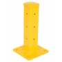 Vestil 18" Rigid Tube Post Bolt On Yellow