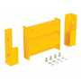 Vestil Steel 2 Ribbed Drop In Style Guard Rail 12 In, Yellow