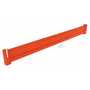 Vestil Steel 2 Ribbed Drop In Style Guard Rail 113.875 in, Orange