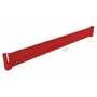 Vestil Steel 2 Ribbed Drop In Style Guard Rail 113.875 In, Red