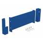 Vestil Steel 2 Ribbed Drop In Style Guard Rail 24 In, Blue