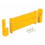 Vestil Steel 2 Ribbed Drop In Style Guard Rail 24 In, Yellow